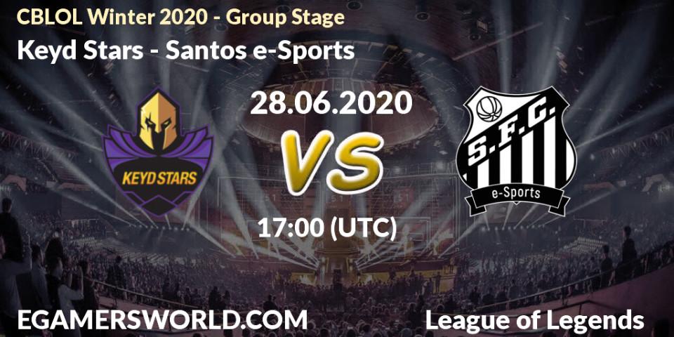 Keyd Stars - Santos e-Sports: прогноз. 28.06.2020 at 17:00, LoL, CBLOL Winter 2020 - Group Stage
