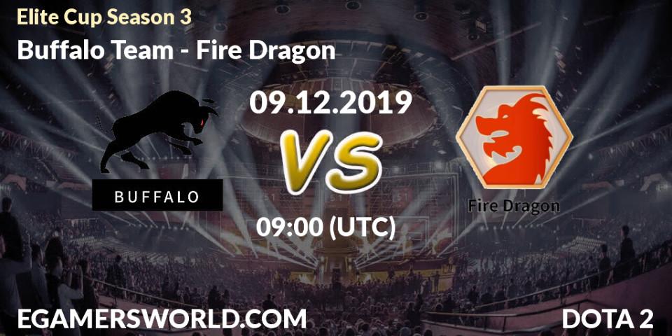 Buffalo Team - Fire Dragon: прогноз. 09.12.19, Dota 2, Elite Cup Season 3