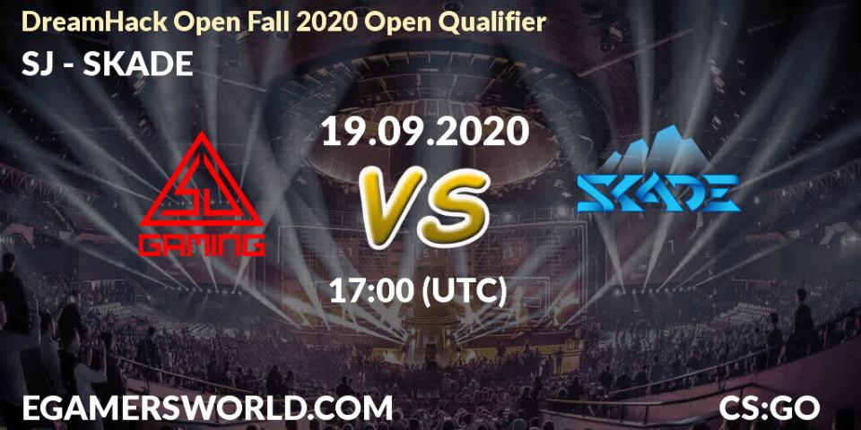 SJ - SKADE: прогноз. 19.09.2020 at 17:00, Counter-Strike (CS2), DreamHack Open Fall 2020 Open Qualifier