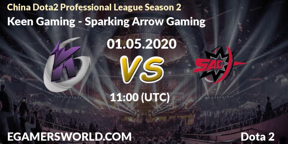 Keen Gaming - Sparking Arrow Gaming: прогноз. 02.05.2020 at 08:04, Dota 2, China Dota2 Professional League Season 2