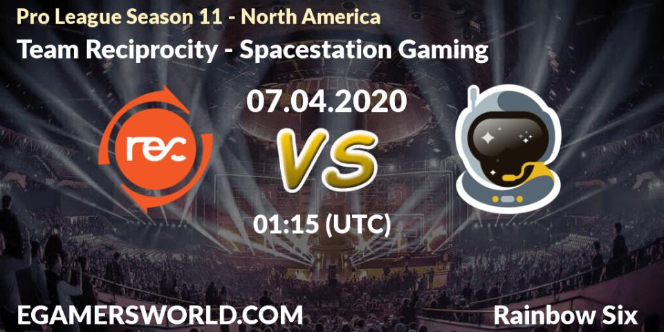Team Reciprocity - Spacestation Gaming: прогноз. 07.04.20, Rainbow Six, Pro League Season 11 - North America