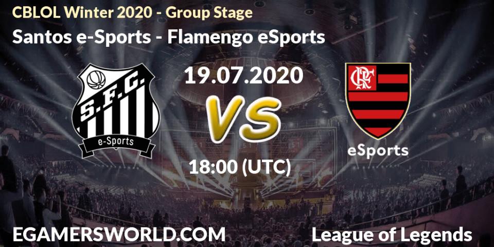 Santos e-Sports - Flamengo eSports: прогноз. 19.07.20, LoL, CBLOL Winter 2020 - Group Stage