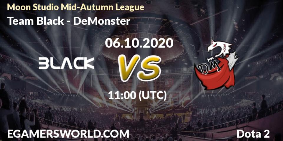 Team Black - DeMonster: прогноз. 06.10.20, Dota 2, Moon Studio Mid-Autumn League
