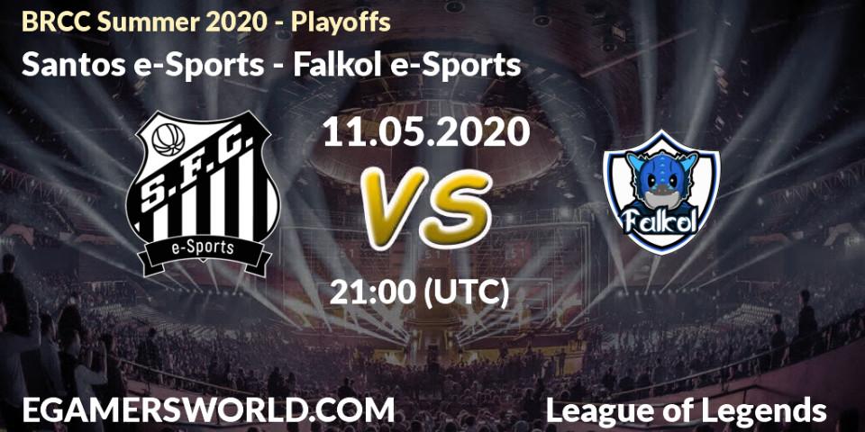 Santos e-Sports - Falkol e-Sports: прогноз. 11.05.2020 at 21:00, LoL, BRCC Summer 2020 - Playoffs