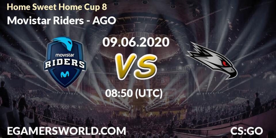 Movistar Riders - AGO: прогноз. 09.06.2020 at 08:50, Counter-Strike (CS2), #Home Sweet Home Cup 8