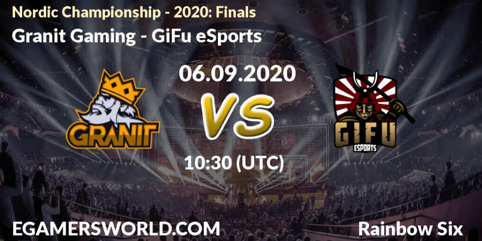 Granit Gaming - GiFu eSports: прогноз. 06.09.20, Rainbow Six, Nordic Championship - 2020: Finals