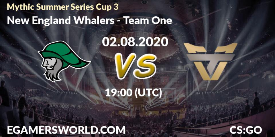 New England Whalers - Team One: прогноз. 02.08.2020 at 19:05, Counter-Strike (CS2), Mythic Summer Series Cup 3