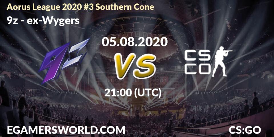 9z - Meta Gaming Brasil: прогноз. 05.08.2020 at 21:05, Counter-Strike (CS2), Aorus League 2020 #3 Southern Cone