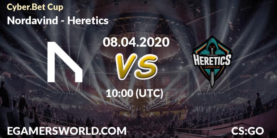 Nordavind - Heretics: прогноз. 08.04.2020 at 10:00, Counter-Strike (CS2), Cyber.Bet Cup
