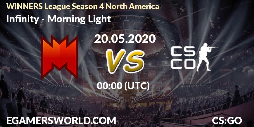 Infinity - Morning Light: прогноз. 20.05.2020 at 00:25, Counter-Strike (CS2), WINNERS League Season 4 North America