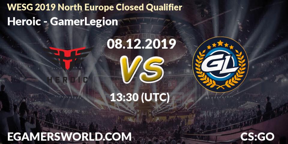 Heroic - GamerLegion: прогноз. 08.12.19, CS2 (CS:GO), WESG 2019 North Europe Closed Qualifier