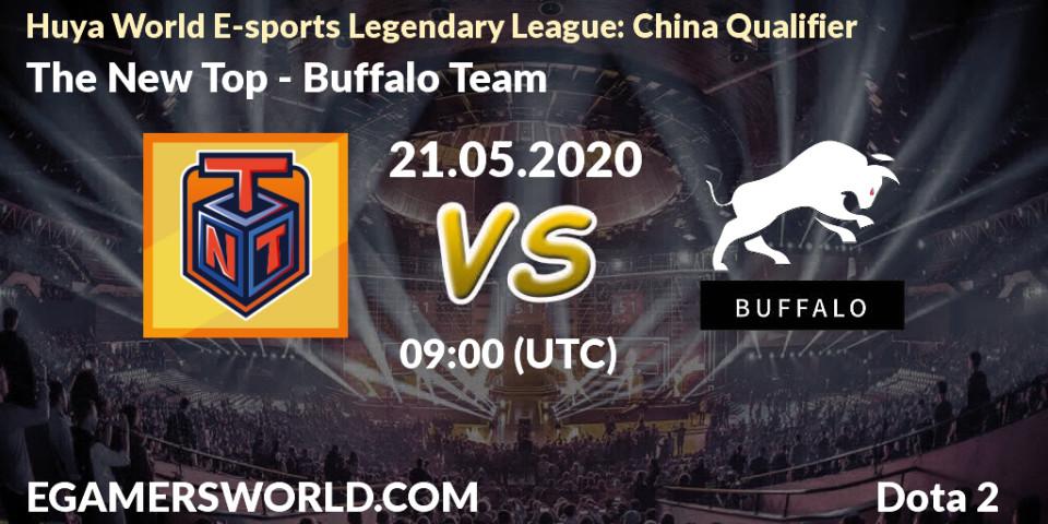 The New Top - Buffalo Team: прогноз. 21.05.20, Dota 2, Huya World E-sports Legendary League: China Qualifier