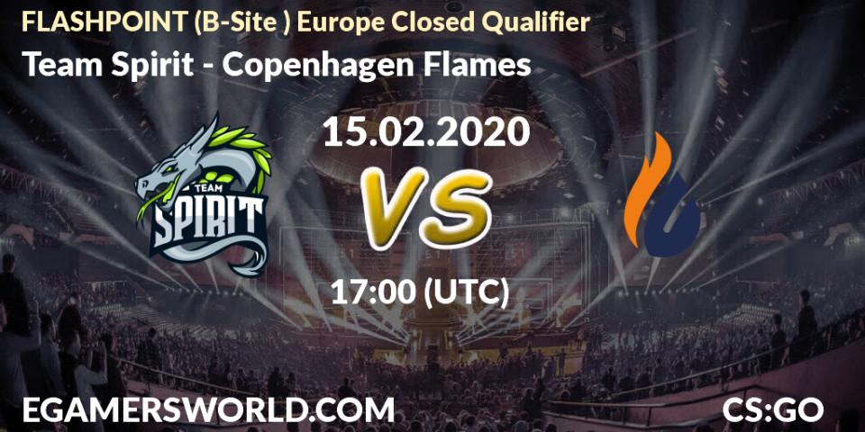 Team Spirit - Copenhagen Flames: прогноз. 15.02.20, CS2 (CS:GO), FLASHPOINT Europe Closed Qualifier