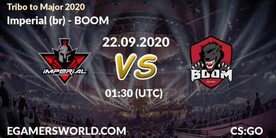Imperial (br) - BOOM: прогноз. 22.09.2020 at 01:40, Counter-Strike (CS2), Tribo to Major 2020