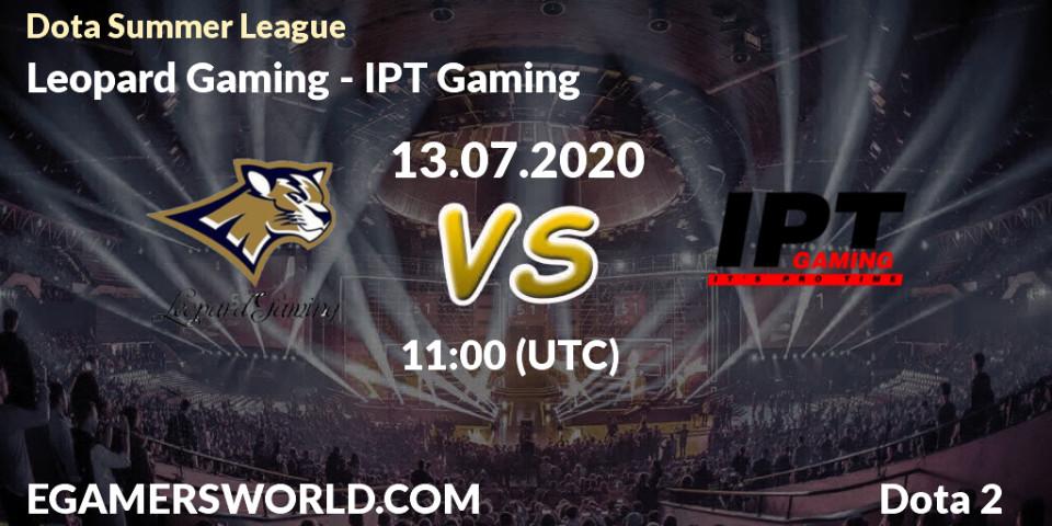 Leopard Gaming - IPT Gaming: прогноз. 13.07.2020 at 11:03, Dota 2, Dota Summer League