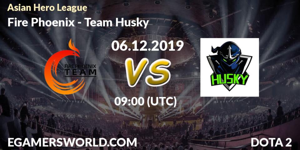 Fire Phoenix - Team Husky: прогноз. 06.12.19, Dota 2, Asian Hero League