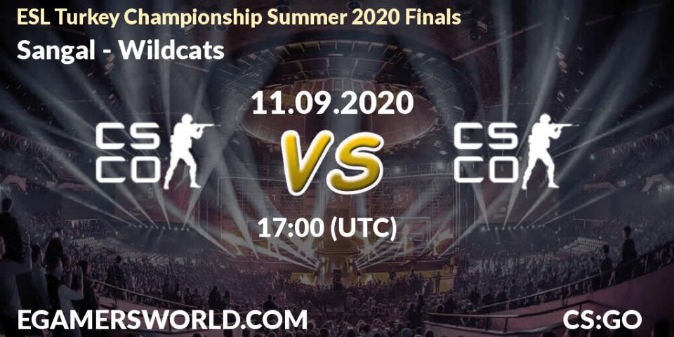 Sangal - Wildcats: прогноз. 11.09.2020 at 17:00, Counter-Strike (CS2), ESL Turkey Championship Summer 2020 Finals