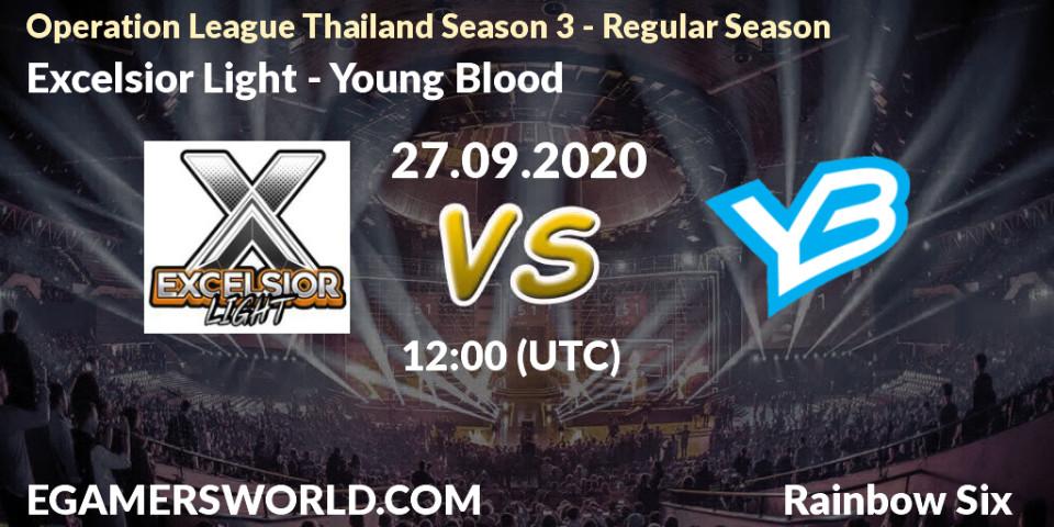 Excelsior Light - Young Blood: прогноз. 27.09.2020 at 12:00, Rainbow Six, Operation League Thailand Season 3 - Regular Season