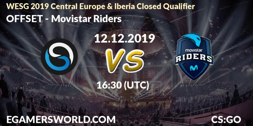 OFFSET - Movistar Riders: прогноз. 12.12.19, CS2 (CS:GO), WESG 2019 Central Europe & Iberia Closed Qualifier