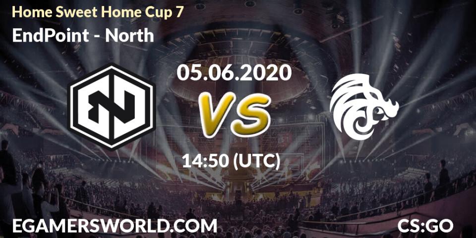 EndPoint - North: прогноз. 05.06.2020 at 14:50, Counter-Strike (CS2), #Home Sweet Home Cup 7