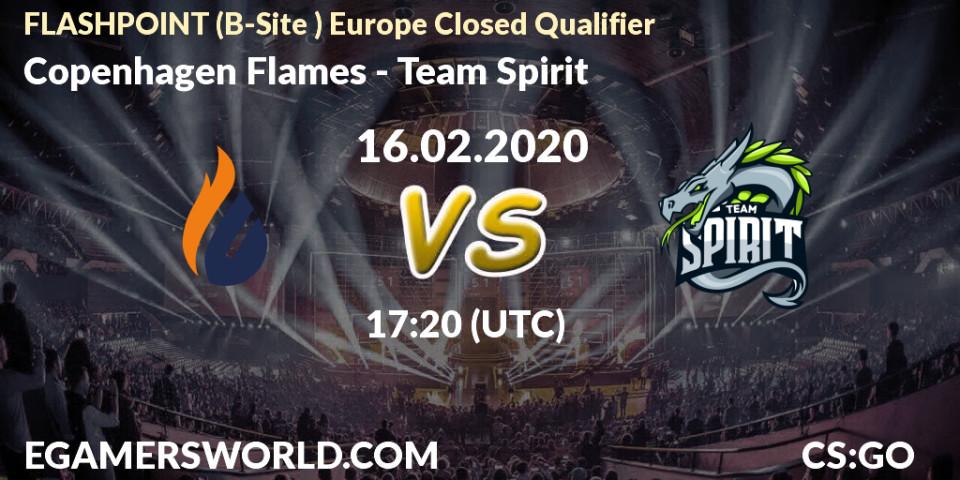 Copenhagen Flames - Team Spirit: прогноз. 16.02.20, CS2 (CS:GO), FLASHPOINT Europe Closed Qualifier