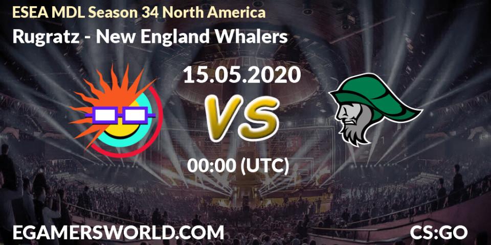 Rugratz - New England Whalers: прогноз. 05.06.2020 at 02:10, Counter-Strike (CS2), ESEA MDL Season 34 North America