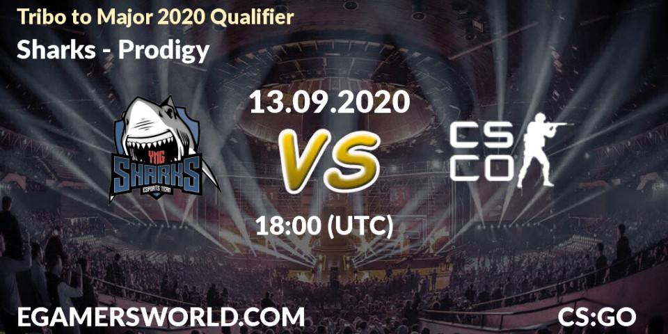Sharks - Prodigy: прогноз. 14.09.2020 at 01:30, Counter-Strike (CS2), Tribo to Major 2020 Qualifier