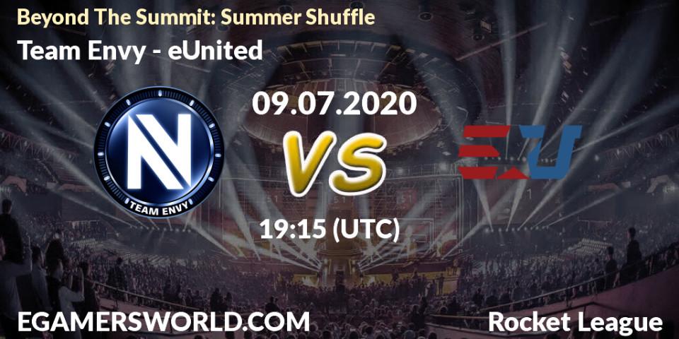 Team Envy - eUnited: прогноз. 09.07.2020 at 19:15, Rocket League, Beyond The Summit: Summer Shuffle