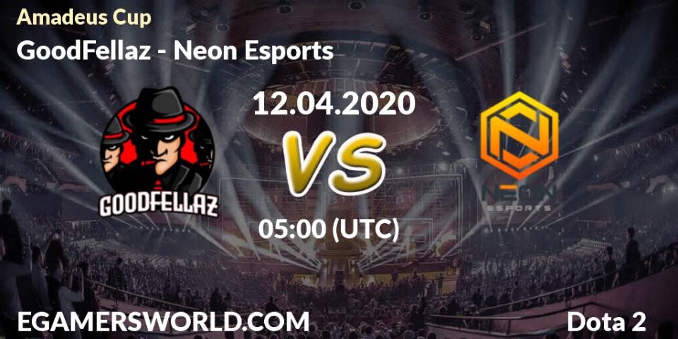 GoodFellaz - Neon Esports: прогноз. 12.04.2020 at 05:10, Dota 2, Amadeus Cup