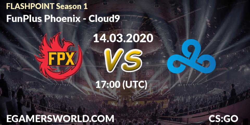 FunPlus Phoenix - Cloud9: прогноз. 15.03.2020 at 22:00, Counter-Strike (CS2), FLASHPOINT Season 1