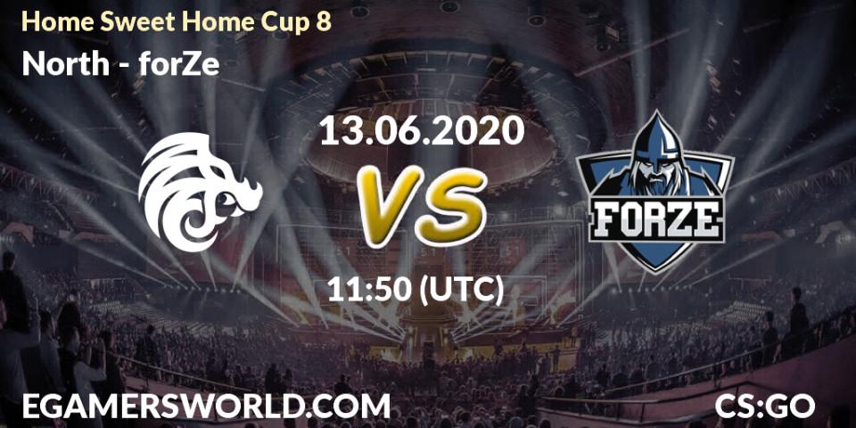 North - forZe: прогноз. 13.06.2020 at 13:05, Counter-Strike (CS2), #Home Sweet Home Cup 8