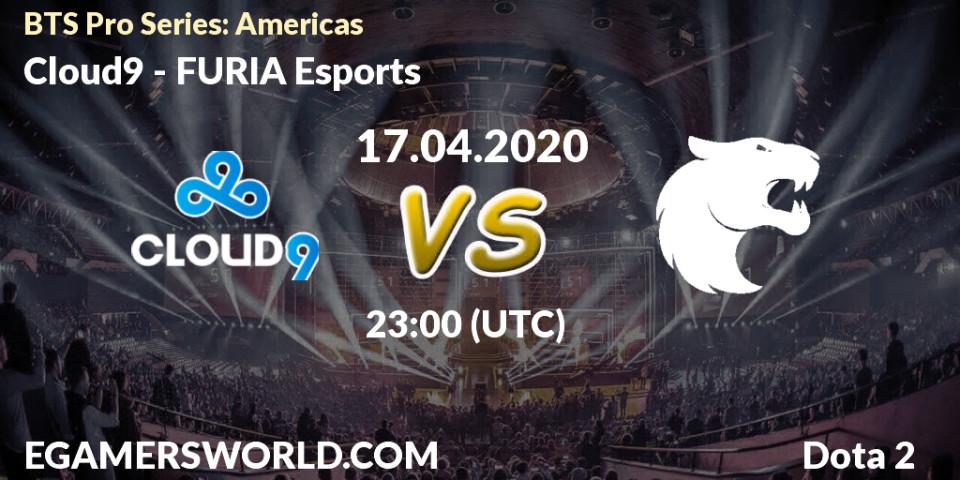 Cloud9 - FURIA Esports: прогноз. 17.04.20, Dota 2, BTS Pro Series: Americas
