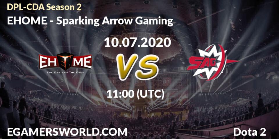 EHOME - Sparking Arrow Gaming: прогноз. 10.07.20, Dota 2, DPL-CDA Professional League Season 2