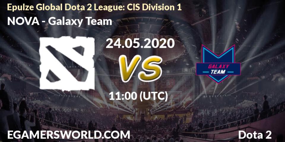 NOVA - Galaxy Team: прогноз. 24.05.2020 at 11:23, Dota 2, Epulze Global Dota 2 League: CIS Division 1