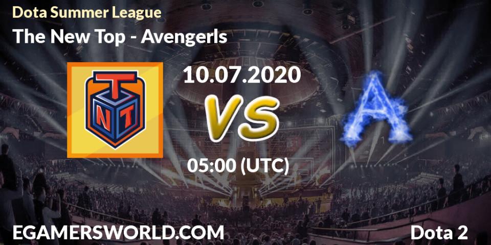 The New Top - Avengerls: прогноз. 10.07.2020 at 05:07, Dota 2, Dota Summer League