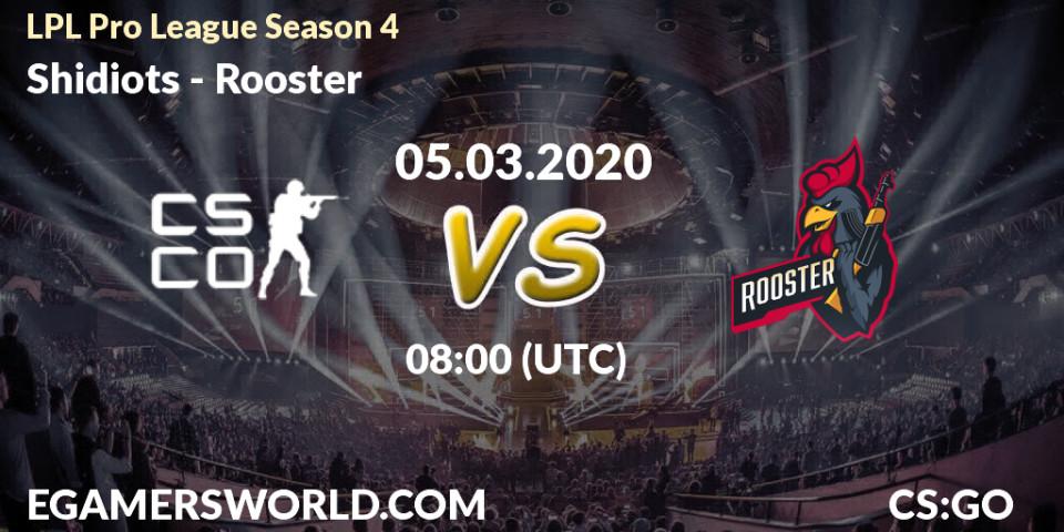 PC419 - Rooster: прогноз. 05.03.2020 at 10:20, Counter-Strike (CS2), LPL Pro League Season 4