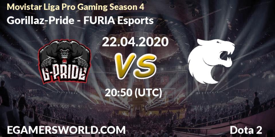 Gorillaz-Pride - FURIA Esports: прогноз. 22.04.20, Dota 2, Movistar Liga Pro Gaming Season 4