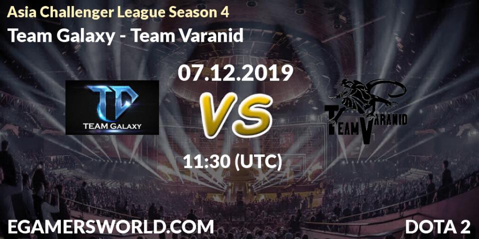 Team Galaxy - Team Varanid: прогноз. 07.12.2019 at 11:30, Dota 2, Asia Challenger League Season 4