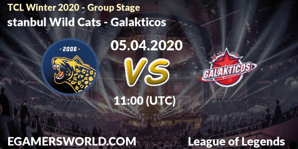 İstanbul Wild Cats - Galakticos: прогноз. 05.04.20, LoL, TCL Winter 2020 - Group Stage