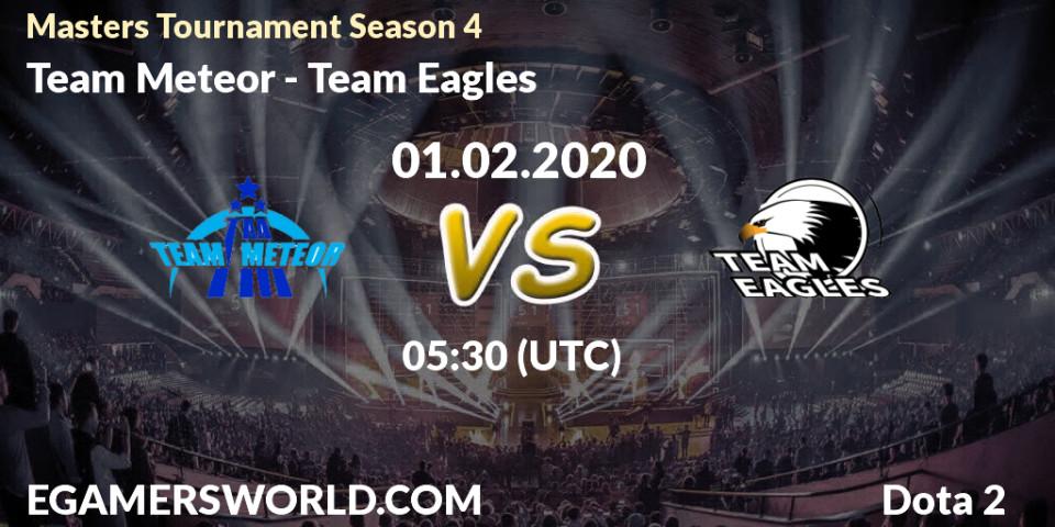 Team Meteor - Team Eagles: прогноз. 01.02.20, Dota 2, Masters Tournament Season 4
