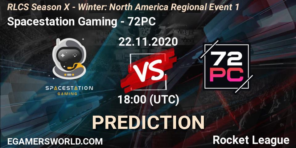 Spacestation Gaming - 72PC: прогноз. 22.11.2020 at 18:00, Rocket League, RLCS Season X - Winter: North America Regional Event 1