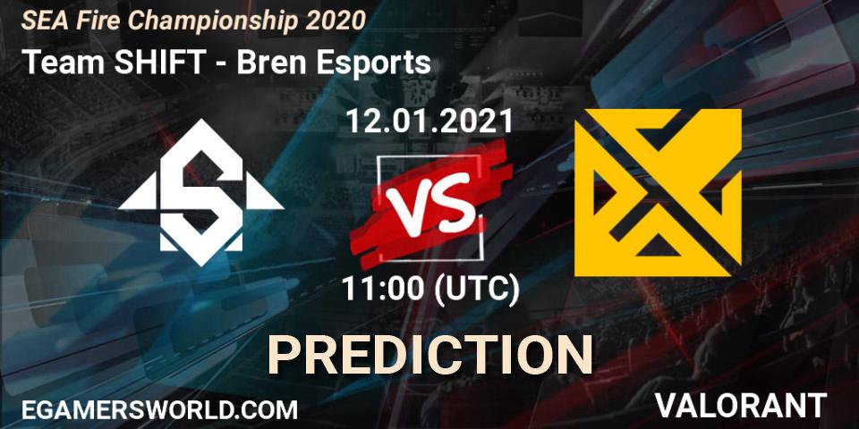Team SHIFT - Bren Esports: прогноз. 12.01.2021 at 11:00, VALORANT, SEA Fire Championship 2020