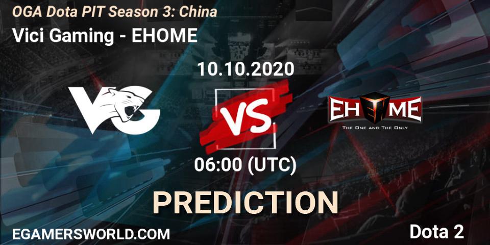 Vici Gaming - EHOME: прогноз. 10.10.20, Dota 2, OGA Dota PIT Season 3: China