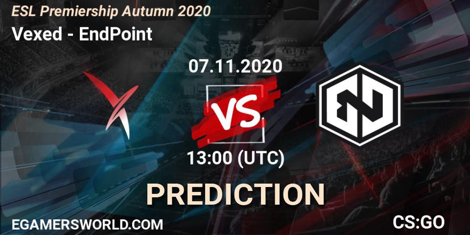 Vexed - EndPoint: прогноз. 07.11.2020 at 13:05, Counter-Strike (CS2), ESL Premiership Autumn 2020