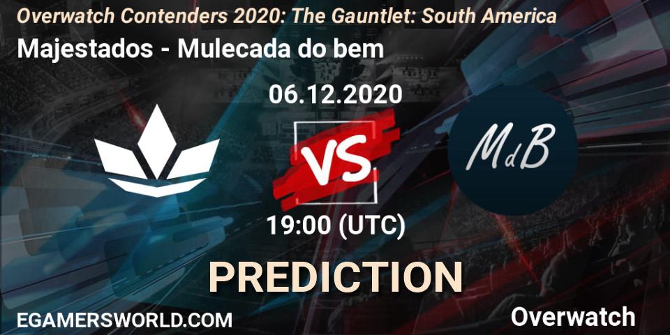 Majestados - Mulecada do bem: прогноз. 06.12.2020 at 19:00, Overwatch, Overwatch Contenders 2020: The Gauntlet: South America