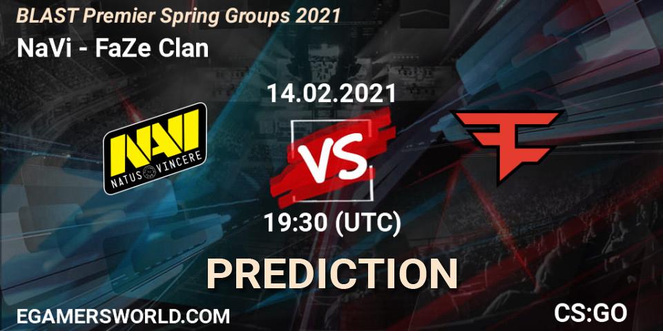 NaVi - FaZe Clan: прогноз. 14.02.21, CS2 (CS:GO), BLAST Premier Spring Groups 2021
