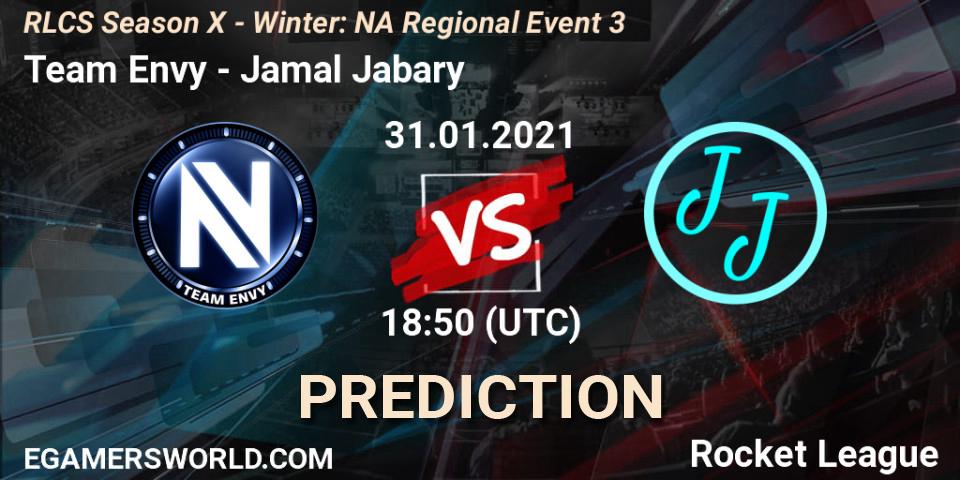 Team Envy - Jamal Jabary: прогноз. 31.01.2021 at 18:50, Rocket League, RLCS Season X - Winter: NA Regional Event 3