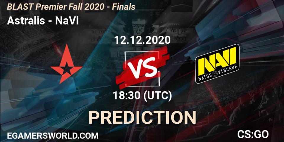 Astralis - NaVi: прогноз. 12.12.20, CS2 (CS:GO), BLAST Premier Fall 2020 - Finals