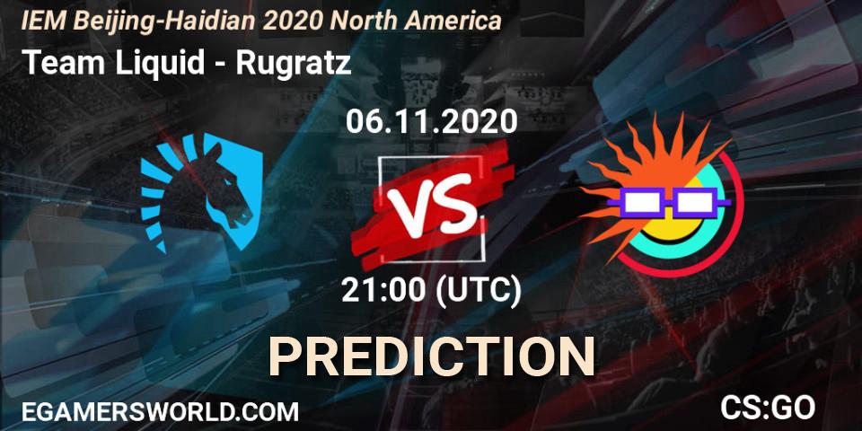 Team Liquid - Rugratz: прогноз. 06.11.20, CS2 (CS:GO), IEM Beijing-Haidian 2020 North America