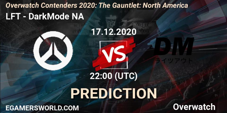 LFT - DarkMode NA: прогноз. 17.12.2020 at 22:00, Overwatch, Overwatch Contenders 2020: The Gauntlet: North America